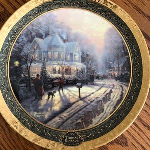 Thomas Kinkade Annual Christmas Collector Plates